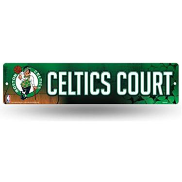 Imagem de Placa de rua de plástico NBA Boston Celtics 40,64 cm Decoração