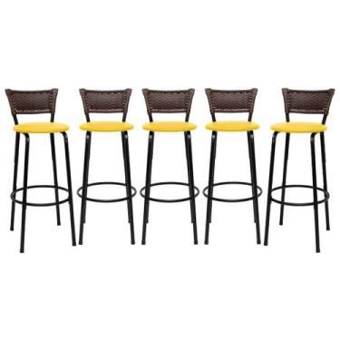 Imagem de Banquetas Alta Cadeiras Bancos Para Cozinha Gourmet Varanda Balcão Ilh