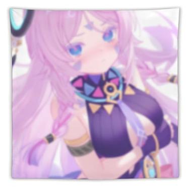 Imagem de LIEGBMEU Tapeçaria de biquíni sexy anime menina 152.4 cm x 152.4 cm interior exterior parede colcha arte decoração de tapeçaria caprichosa, AF403