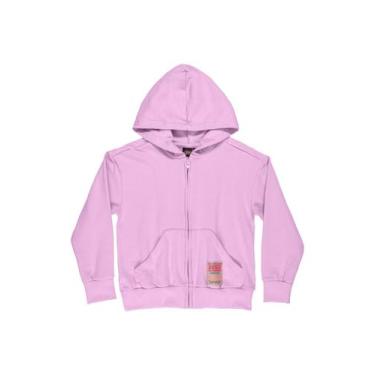 Imagem de Jaqueta Juvenil em Molecotton para Menina Gloss, Roxo, 12
