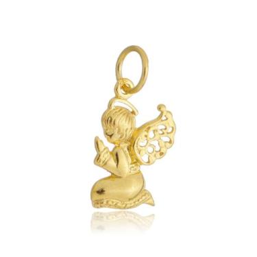 Imagem de Pingente Anjinho Ouro Amarelo 18 Kl - Juniorjoiaspiracicaba