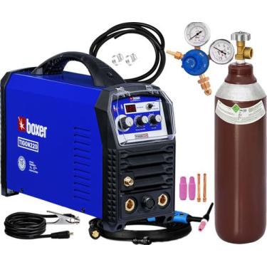 Imagem de Maquina De Solda Inversora Tigon 220 Alta Frequencia Boxer Completa  C