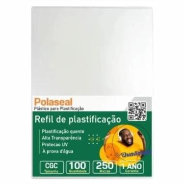 Imagem de Plástico para Plastificação CGC 110x170x0,10 100un - Cassmar 