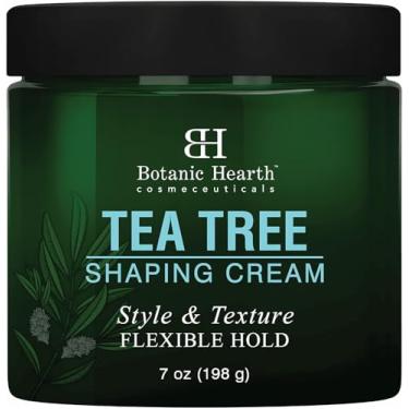 Imagem de Botanic Hearth Creme modelador de melaleuca, creme para cabelo com colágeno e biotina | Estilo e textura, fixação forte e flexível, para todos os tipos de cabelo | Homens e mulheres | Feito nos EUA |
