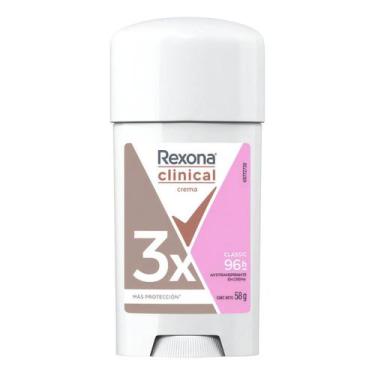Imagem de Kit c/ 3 Rexona clinical antitranspirante creme classic 58g