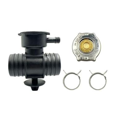 Imagem de Pescoço de enchimento de refrigerante do radiador com tampa compatível com Chrysler 200 Sebring Caliber Dodge Avenger Durango Dakota Jeep Compass Patriot Substitui 52028810AL 52029195AK 55116901AA