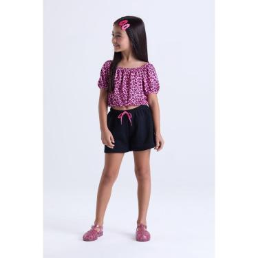 Imagem de Conjunto Infantil de Verão Menina Oncinha-Feminino