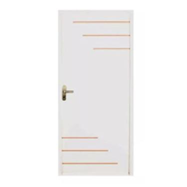 Imagem de Porta De Madeira Branca Milano 2,10x0,80 Lado Esquerdo