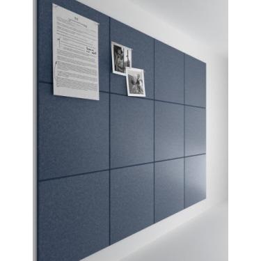 Imagem de Placa de cortiça Bumusty Large 120x90cm com abas adesivas e pinos