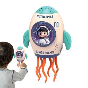 Imagem de Brinquedo Dançante | Foguete Dançante Recarregável | Boneca Musical com Projetor de Luz para Festas Eventos em Casa Interior | Crianças Menino Menina 3+ Anos