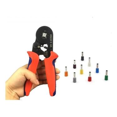 Imagem de Alicate Crimpador Terminais Crimpar Terminal Tubular Ilhós