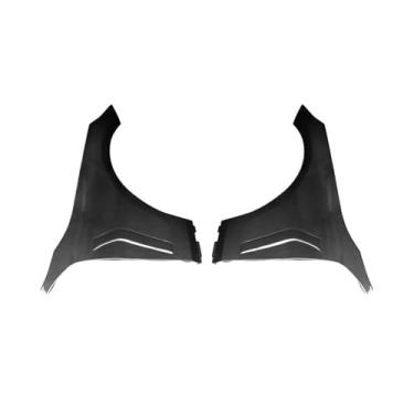 Imagem de Compatível com BMW Série 5 G68 G60 Fibra de Carbono Seco Dianteiro Traseiro Spoiler Difusor Saia Lateral Pára-lamas Saídas de Ar Retrovisor Acessórios para Carro(Fender)