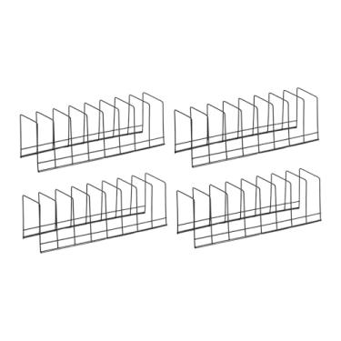 Imagem de KiBcsLic 4 peças de utensílios de secagem, escorredores de pão, organizadores multiusos, suporte para costelas, suporte para utensílios de cozinha, Suporte para Pratos Pretos