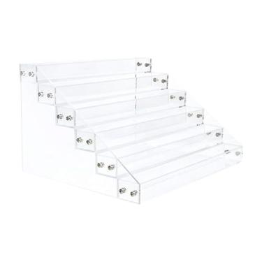 Imagem de predolo Organizador de esmaltes, suporte para esmaltes, prateleira para armazenamento de, suporte para batom para lojas, armários para batom, bancadas, 6 Nível