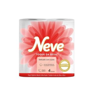 Imagem de Papel Higiênico Folha Dupla com 04 rolos Neve