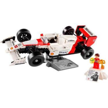 Imagem de Bloco de Montar LEGO 693 Peças Icons Mclaren Mp4/4 e Ayrton Senna