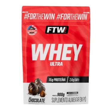 Imagem de Whey Ultra Protein Concentrado Refil 900g FTW, Chocolate, 900g