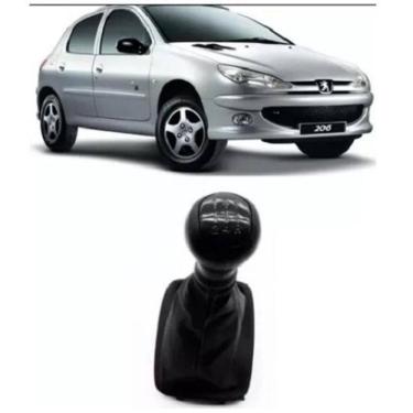 Imagem de Coifa Cambio Manopla Bola Preta Peugeot 206 206 Sw