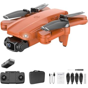 Imagem de Drone L900 Pro com Camera 4k Full HD Duas Cameras Com GPS 5G WIFI FPV Transmissão em Tempo Real Motores Brushless Alcance remoto 1,2km Drone Profissional Com Case (Laranja)