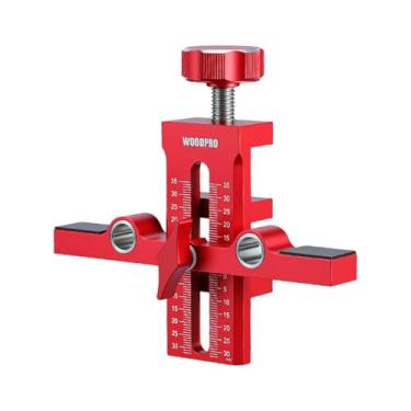 Imagem de Generic Dispositivo de Montagem para Portas de Armário com Braço de Suporte E Braçadeira. Portátil E Versátil para Instalação em Portas de Armário, Somente Gabarito, Tamanho real