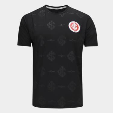 Imagem de Camiseta Internacional Treino Masculina - Betel Sport, Preto, M