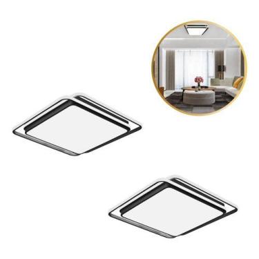 Imagem de Plafon Sobrepor Hoop 72w Led 3 Cores Multicor Bivolt Moderno - Opus, 1