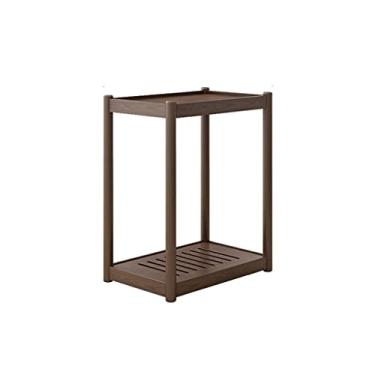 Imagem de Suporte de CPU para PC, base de host de mesa, suporte de madeira, prateleira de camada dupla, suporte de impressora, suporte de PC é adequado para a maioria dos hosts de PC (cor: 1, tamanho: 1)