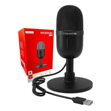 Imagem de Microfone Usb Tomate Mt-1061 Podcast Gamer Mesa Preto