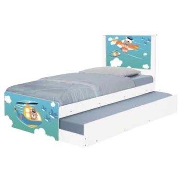 Imagem de Bi Cama Juvenil Zap Com Cabeceira Patrulha Animal