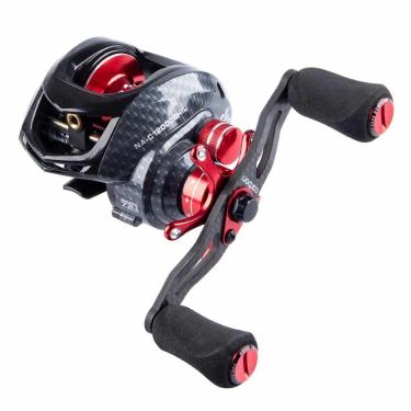 Imagem de Carretilha Para Pesca Maruri Naja Carbon 12r Lado Da Manivela Direita