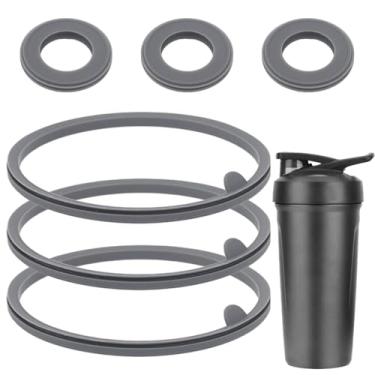 Imagem de 6 peças de substituição para Blenderbottle Strada Flip Shaker Cup Garrafa de água de aço inoxidável, substituições de arruela de silicone à prova de vazamento para garrafa de liquidificador Strada