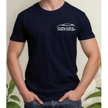 Imagem de Camiseta Camisa Algodão  Feminina Masculina Uniforme Profissional Trab