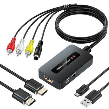 Imagem de Conversor RCA HDMI para S-Video 1080P com saída composta - Marca Própr