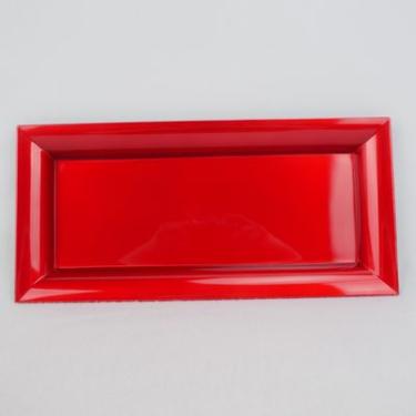 Imagem de Sousplat/Bandeja Retangular Vermelho e Dourado 36CM- Festive