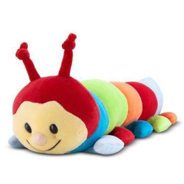 Imagem de Centopeia de Pelúcia Bebê Azul 52 cm Antialérgica - CTX