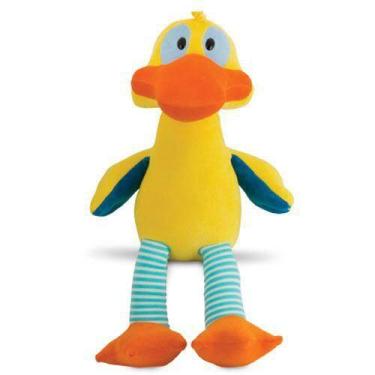 Imagem de Pato de Pelúcia Amarelo e Azul  53 cm Antialérgico - CTX