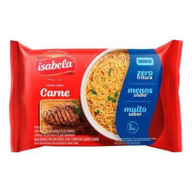 Imagem de Macarrão Instantâneo Isabela Lámen Carne 75g - Zero Fritura