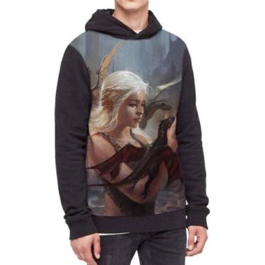 Imagem de Moletom Com Capuz Game Of Thrones Ref:150 - smoke, Preto, G