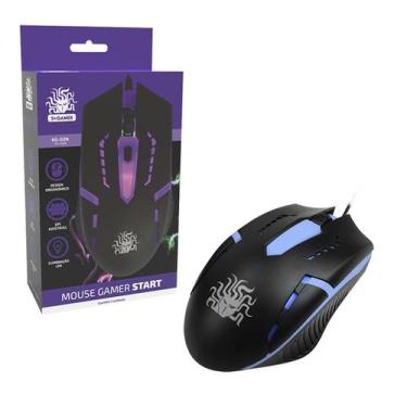 Imagem de Mouse Gamer Start Nemesis 1200 Dpi Usb 2.0 Preto Rgb - 5+