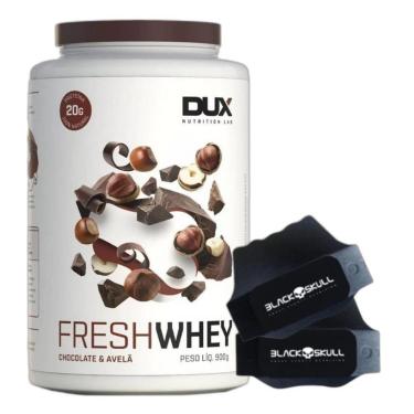 Imagem de Fresh Whey Isolado Hidrolisado 3W Chocolate 900g  + Luva - Dux-Unissex