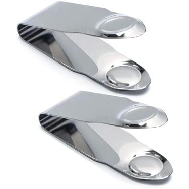 Imagem de 2 peças de aço inoxidável prata descascador de morango e abacaxi removedor de caule de frutas ferramentas de cozinha doméstica para tomate cereja, adequado para cozinhas e restaurantes Corers e