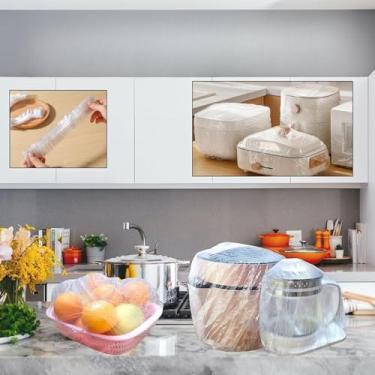 Imagem de 20 peças de capas transparentes para pequenos eletrodomésticos, capa de plástico engrossada descartável para fritadeira a ar, liquidificador, cafeteira, panela de pressão e fogão lento, forno