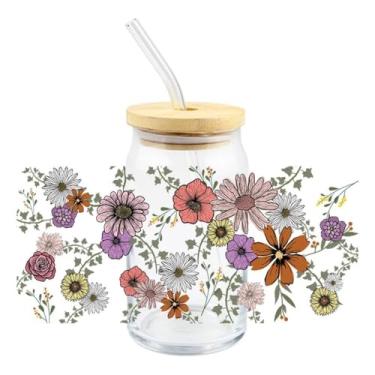 Imagem de Adesivo de transferência com estampa floral