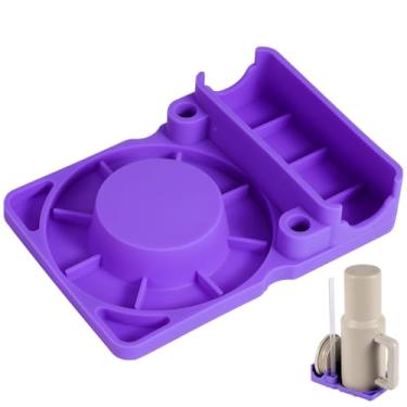 Imagem de Prateleira de secagem de garrafa para copo Stanley 10/1,134 g, suporte de silicone para secadora de garrafas de água para bancada, tampas de copos, canudos, escorredor, acessórios de cozinha (azul)