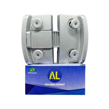 Imagem de Fecho Bate Fecha AL1570P Janela Blindex V/V 3Uni Fosco