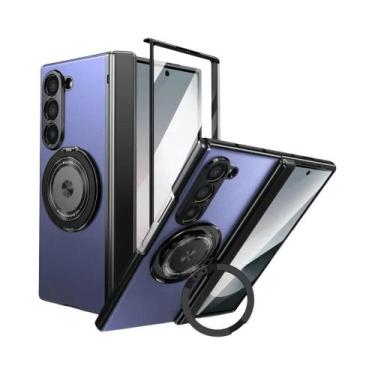 Imagem de Capa Magnética Rotativa Para Samsung Galaxy Z Fold 7 6 5 4 3 Com Supor