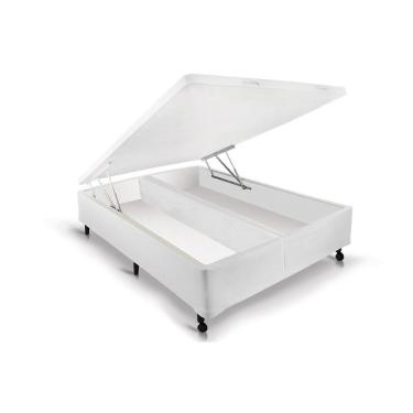 Imagem de Cama Box Baú Queen Courano White New (158x198x30) - Castor