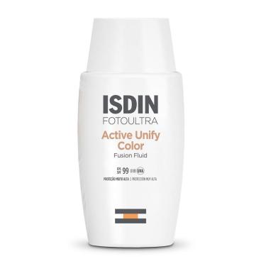 Imagem de Clareador e Protetor Solar ISDIN Active Unify com Cor FPS99 50ml
