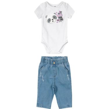 Imagem de Conjunto Infantil Body e Calça Menina Carinhoso Ref. 98123-Feminino