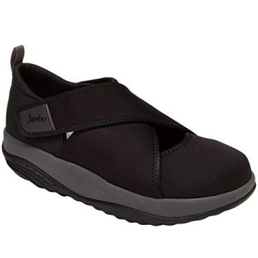 Imagem de Jambu Tênis feminino Millie Vegan slip-on casual - cinza, Preto, 8 Wide